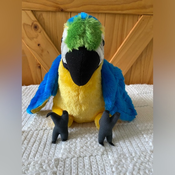 Macaw Parrot Stuffed Animal 12” - Picture 2 of 13